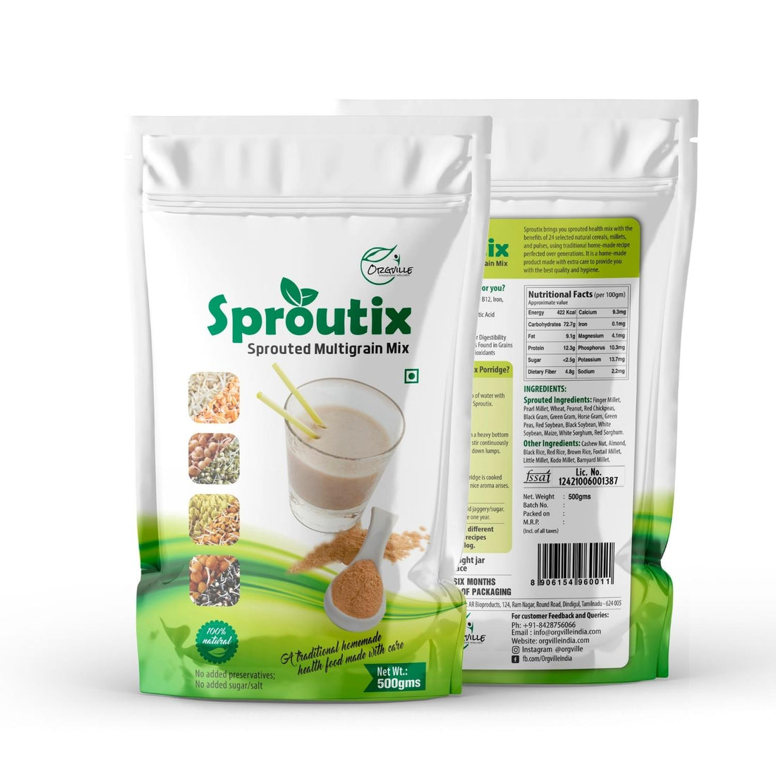 Sproutix - Sprouted Multigrain Mix