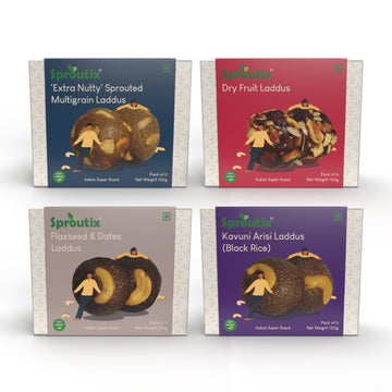 Sproutix Laddu (150g) - Combo 3 (Pack of 4)
