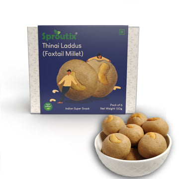 Sproutix Laddu - Thinai Laddu (Foxtail Millet) (150g)