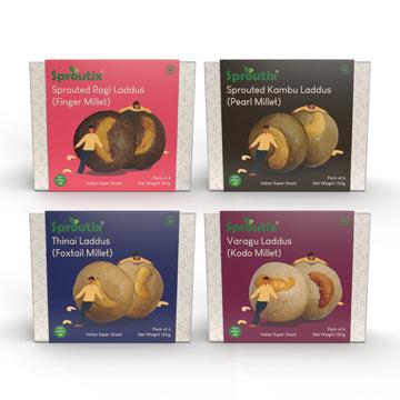 Sproutix Laddu (150g) - Combo 2 (Pack of 4)