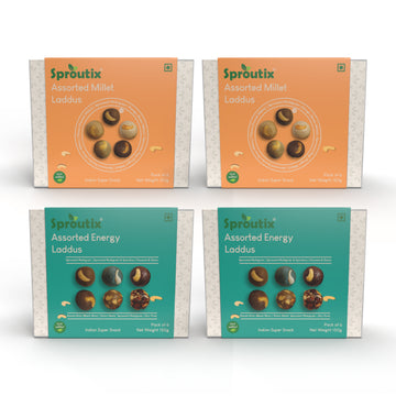 Sproutix Laddu (150g) - Combo 1 (Pack of 4)